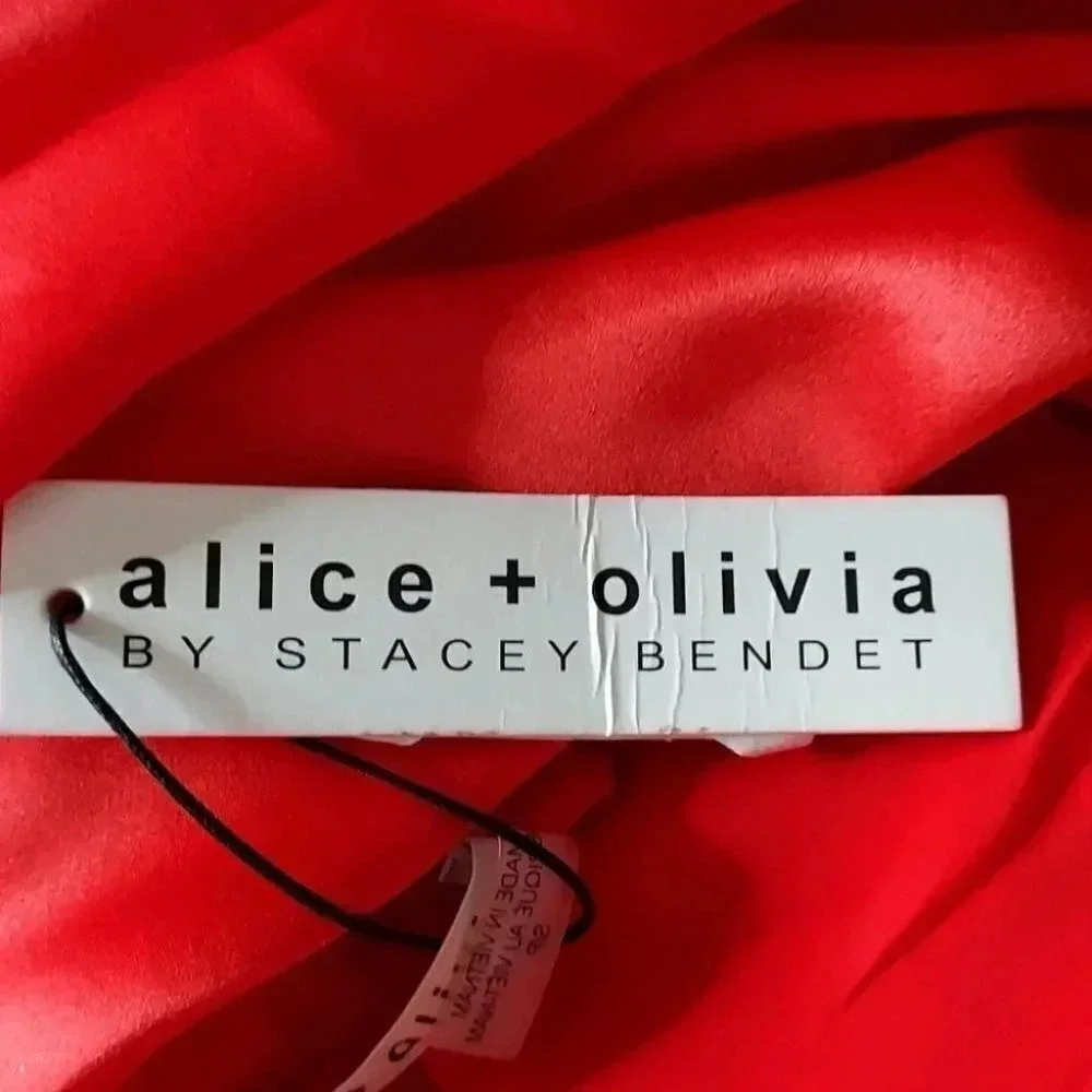 Alice + Olivia Lita Cowl Back Shift Dress Small - Picture 9 of 11